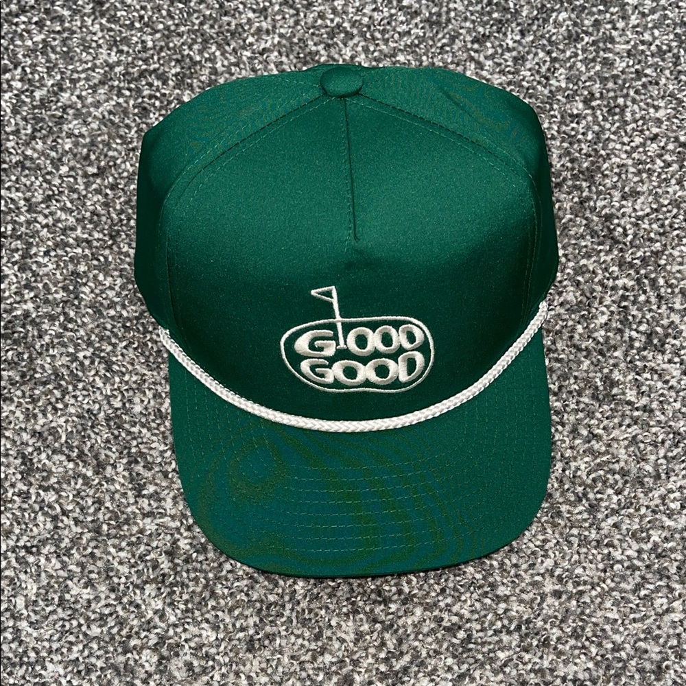 NWT Green Trucker Golf Hat with White Logo
